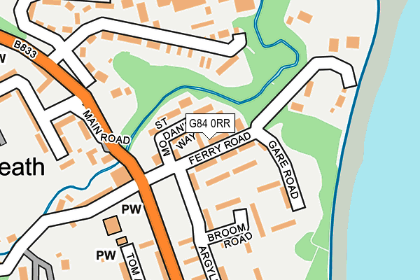 G84 0RR map - OS OpenMap – Local (Ordnance Survey)