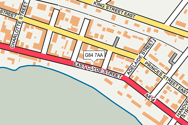 G84 7AA map - OS OpenMap – Local (Ordnance Survey)