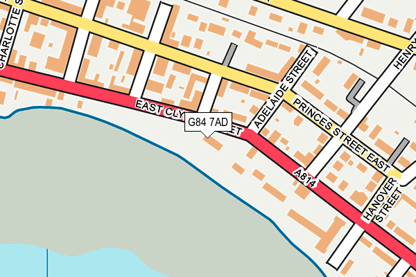 G84 7AD map - OS OpenMap – Local (Ordnance Survey)