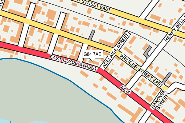 G84 7AE map - OS OpenMap – Local (Ordnance Survey)