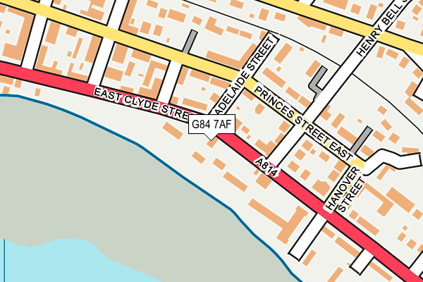 G84 7AF map - OS OpenMap – Local (Ordnance Survey)