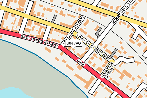 G84 7AG map - OS OpenMap – Local (Ordnance Survey)