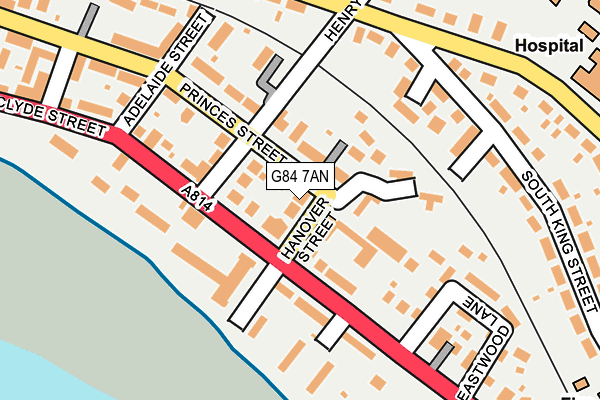 G84 7AN map - OS OpenMap – Local (Ordnance Survey)