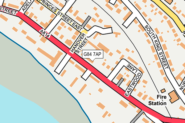 G84 7AP map - OS OpenMap – Local (Ordnance Survey)