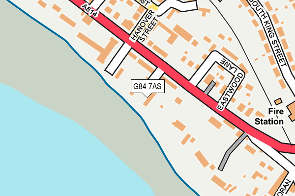 G84 7AS map - OS OpenMap – Local (Ordnance Survey)