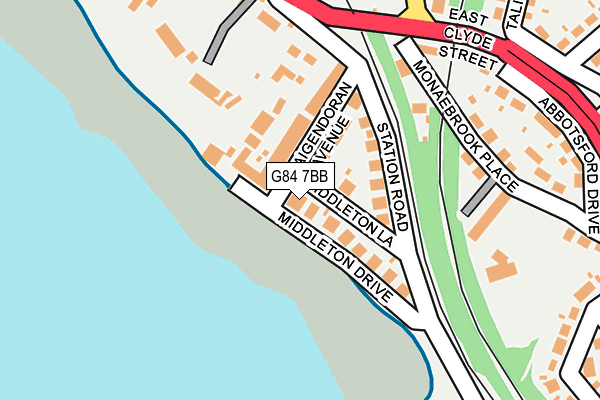 G84 7BB map - OS OpenMap – Local (Ordnance Survey)