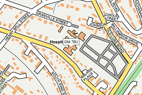 G84 7BU map - OS OpenMap – Local (Ordnance Survey)