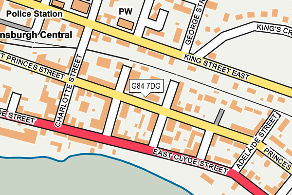 G84 7DG map - OS OpenMap – Local (Ordnance Survey)