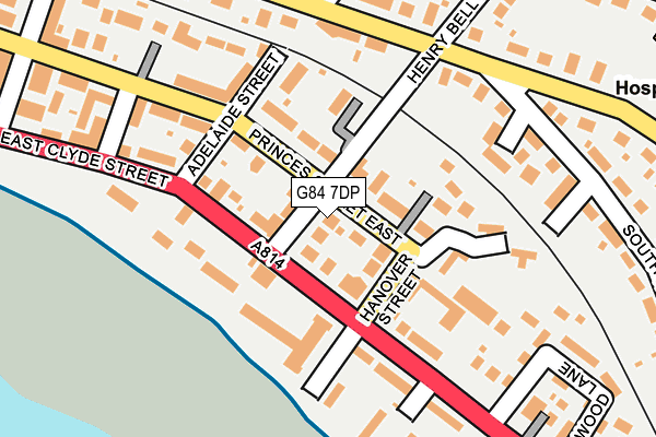 G84 7DP map - OS OpenMap – Local (Ordnance Survey)