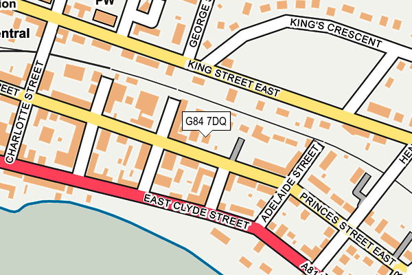 G84 7DQ map - OS OpenMap – Local (Ordnance Survey)