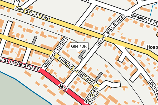 G84 7DR map - OS OpenMap – Local (Ordnance Survey)