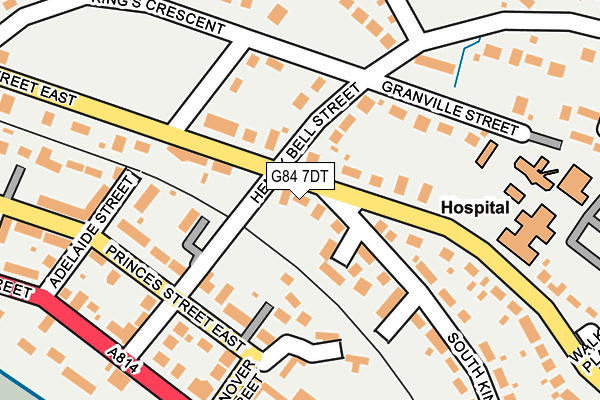 G84 7DT map - OS OpenMap – Local (Ordnance Survey)