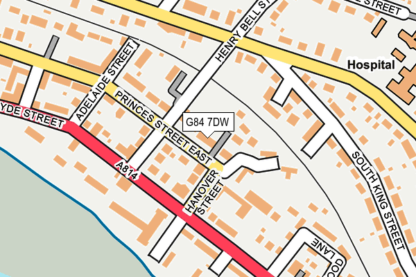 G84 7DW map - OS OpenMap – Local (Ordnance Survey)