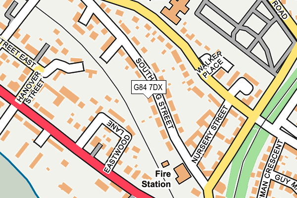 G84 7DX map - OS OpenMap – Local (Ordnance Survey)
