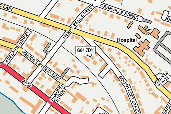 G84 7DY map - OS OpenMap – Local (Ordnance Survey)