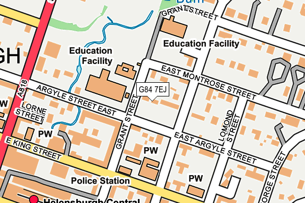 G84 7EJ map - OS OpenMap – Local (Ordnance Survey)