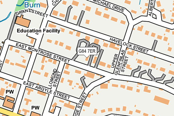 G84 7ER map - OS OpenMap – Local (Ordnance Survey)