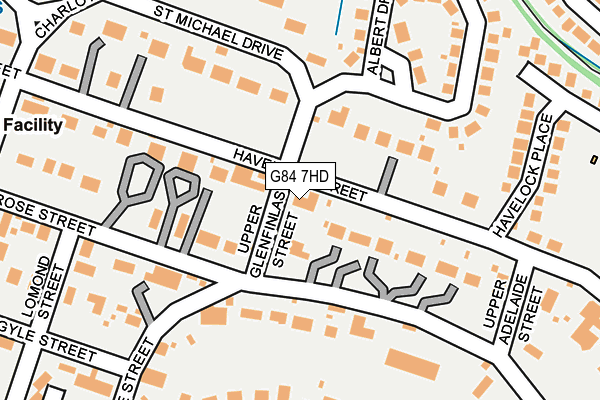 G84 7HD map - OS OpenMap – Local (Ordnance Survey)