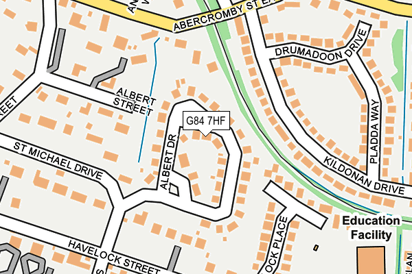 G84 7HF map - OS OpenMap – Local (Ordnance Survey)