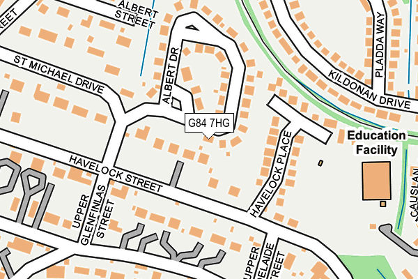 G84 7HG map - OS OpenMap – Local (Ordnance Survey)