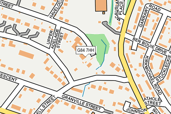 G84 7HH map - OS OpenMap – Local (Ordnance Survey)