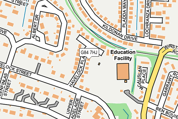 G84 7HJ map - OS OpenMap – Local (Ordnance Survey)
