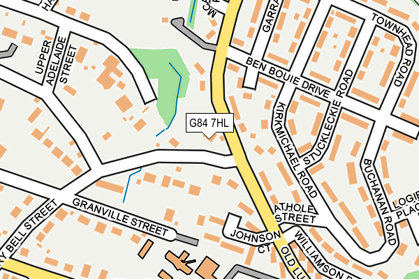 G84 7HL map - OS OpenMap – Local (Ordnance Survey)