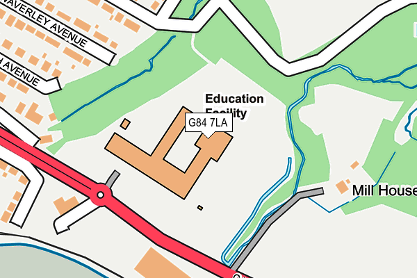 G84 7LA map - OS OpenMap – Local (Ordnance Survey)