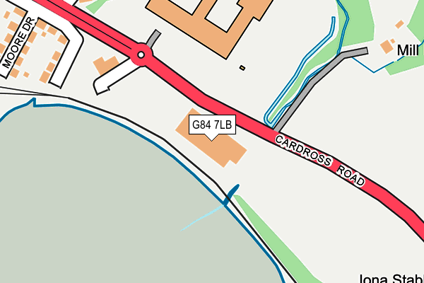 G84 7LB map - OS OpenMap – Local (Ordnance Survey)