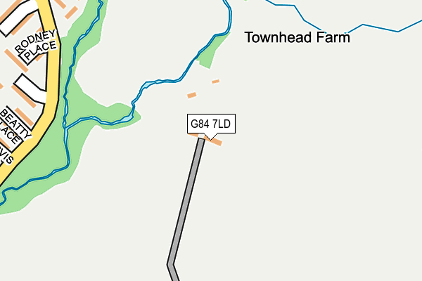G84 7LD map - OS OpenMap – Local (Ordnance Survey)