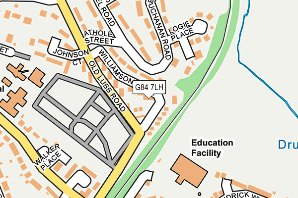 G84 7LH map - OS OpenMap – Local (Ordnance Survey)