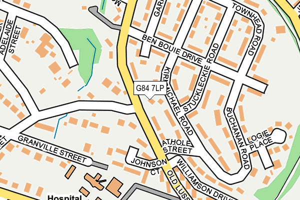 G84 7LP map - OS OpenMap – Local (Ordnance Survey)