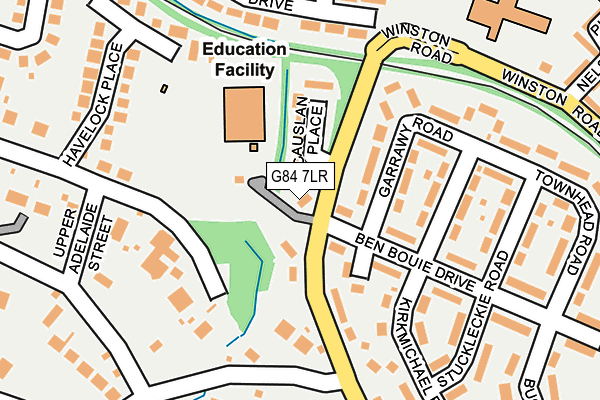 G84 7LR map - OS OpenMap – Local (Ordnance Survey)