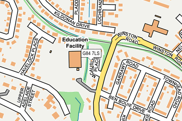 G84 7LS map - OS OpenMap – Local (Ordnance Survey)