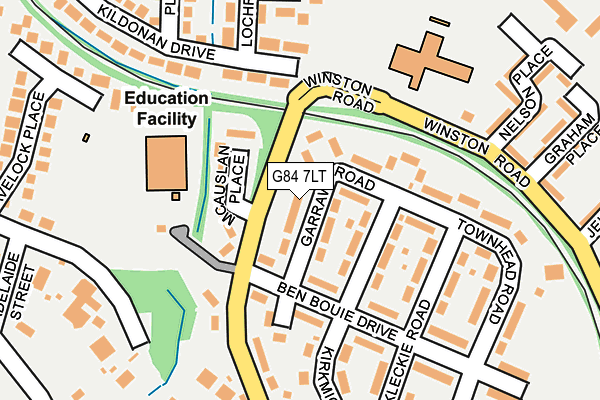 G84 7LT map - OS OpenMap – Local (Ordnance Survey)