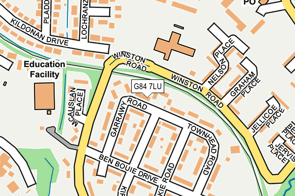 G84 7LU map - OS OpenMap – Local (Ordnance Survey)