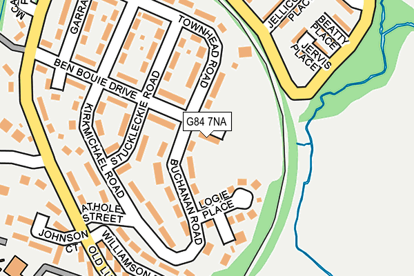 G84 7NA map - OS OpenMap – Local (Ordnance Survey)