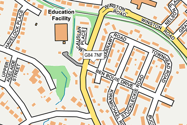 G84 7NF map - OS OpenMap – Local (Ordnance Survey)