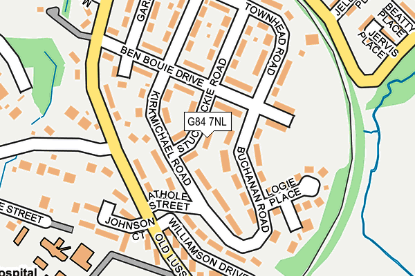 G84 7NL map - OS OpenMap – Local (Ordnance Survey)