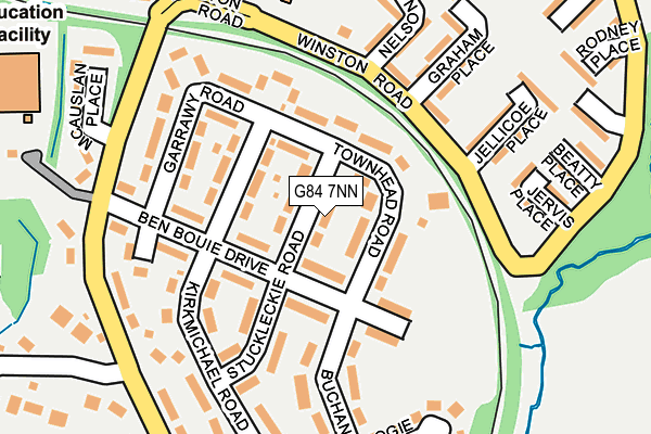 G84 7NN map - OS OpenMap – Local (Ordnance Survey)