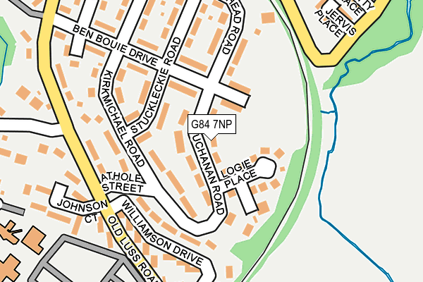 G84 7NP map - OS OpenMap – Local (Ordnance Survey)