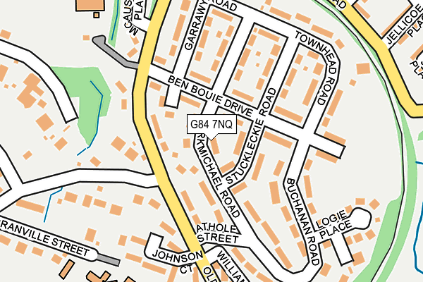 G84 7NQ map - OS OpenMap – Local (Ordnance Survey)