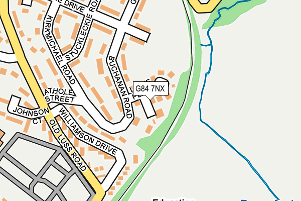 G84 7NX map - OS OpenMap – Local (Ordnance Survey)