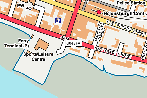 G84 7PA map - OS OpenMap – Local (Ordnance Survey)