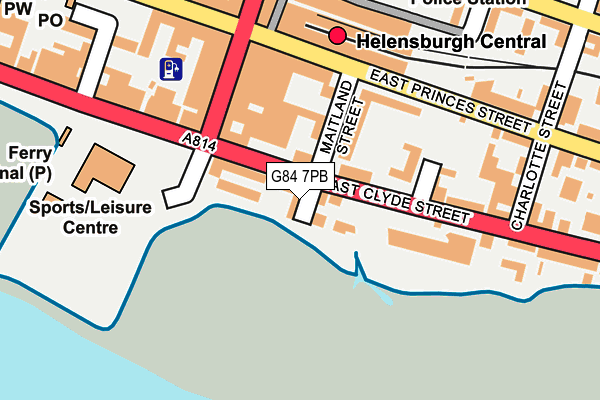 G84 7PB map - OS OpenMap – Local (Ordnance Survey)