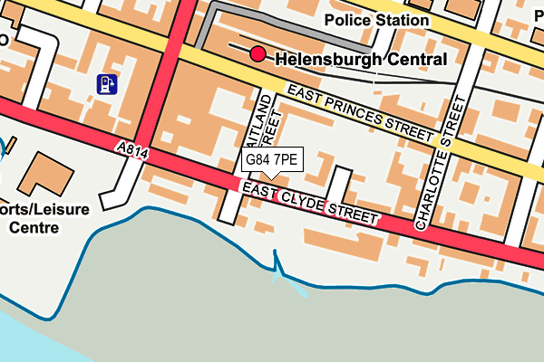 G84 7PE map - OS OpenMap – Local (Ordnance Survey)