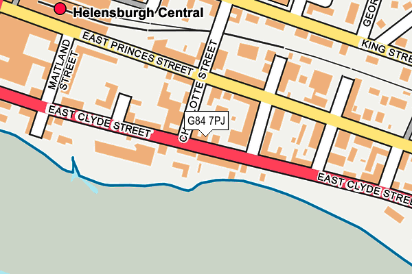 G84 7PJ map - OS OpenMap – Local (Ordnance Survey)