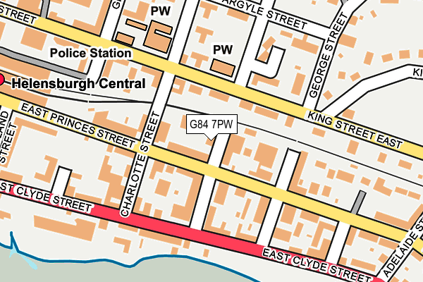 G84 7PW map - OS OpenMap – Local (Ordnance Survey)