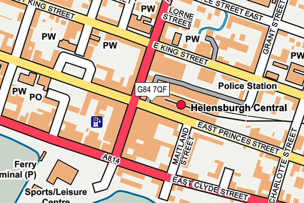 G84 7QF map - OS OpenMap – Local (Ordnance Survey)