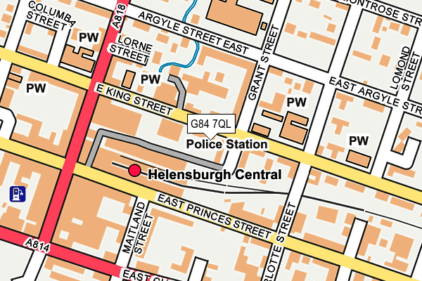 G84 7QL map - OS OpenMap – Local (Ordnance Survey)